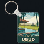 Porte-clés Vintage voyage Ubud Bali Indonésie Rétro Pittoresq<br><div class="desc">Découvrez l'âme de Bali avec ce porte - clé rétro d'inspiration voyage. Insufflé de vibrations nostalgiques et de charme vintage, ce design capte les paysages luxuriants d'Ubud et les terrasses de riz sereines dans un style minimaliste rétro qui allie esthétique du milieu du siècle à une touche moderne.</div>