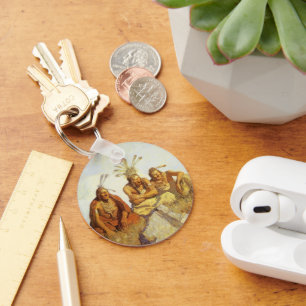 Porte-clés Vintage West, Guardians War or Peace by NC Wyeth