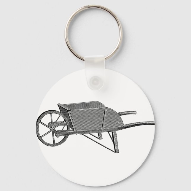 Porte-clés Vintage Wheelbarrow (Recto)