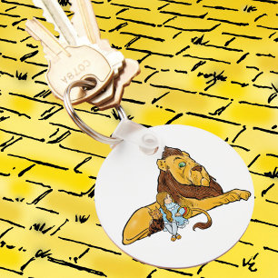 Porte-clés Vintage Wizard of Oz, Dorothy and Toto with Lion