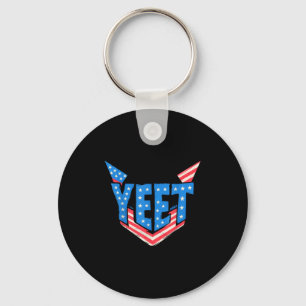Porte-clés Vintage Yeet Appareils Drôle Dire Citation Hommes