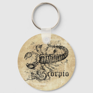 Porte-clés Vintage Zodiaque Scorpion