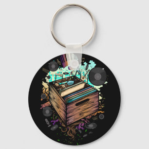 Porte-clés Vinyl Crate