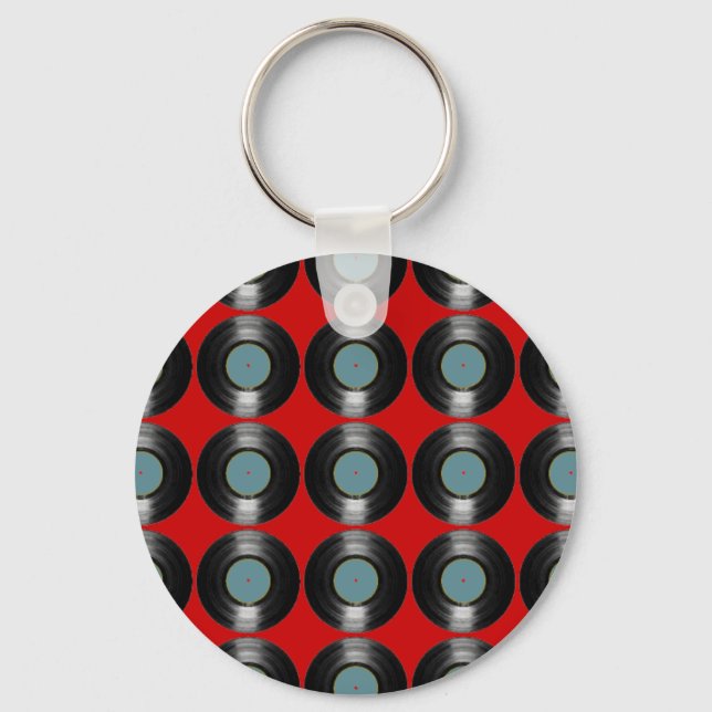 Porte-clés vinyl records pattern (Recto)