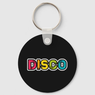 Porte-clés vinyle rétro DISCO
