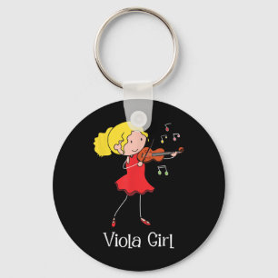 Porte-clés Viola Girl - Violist Symphony Band Jazz Music Love