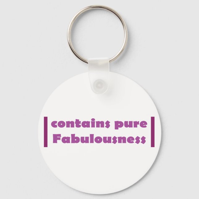Porte-clés violet fabuleux (Recto)