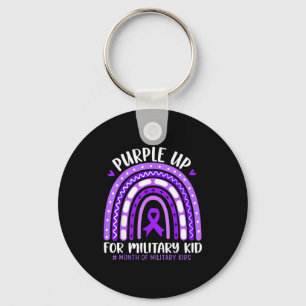 Porte-clés Violet pour les enfants de militaires tout-petit f