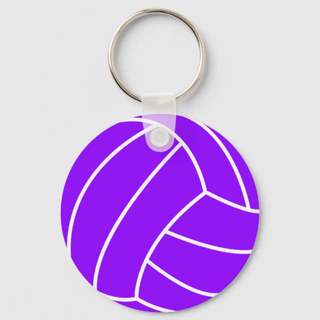 Porte-clés Violet Purple Volleyball (Recto)