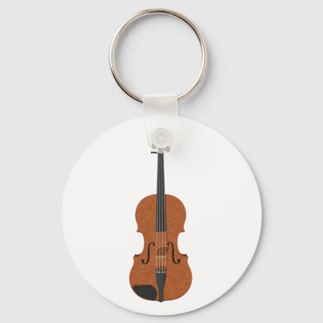 Porte-clés Violon : Modèle 3D : (Recto)