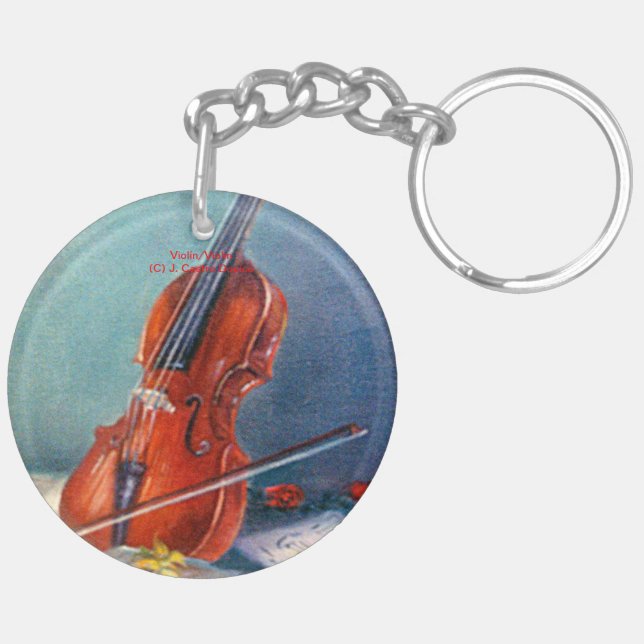 Porte-clés Violon/Violon (Dos gauche)