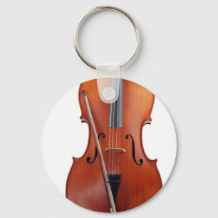 Porte-clés Violoncelle avec l'arc, fin