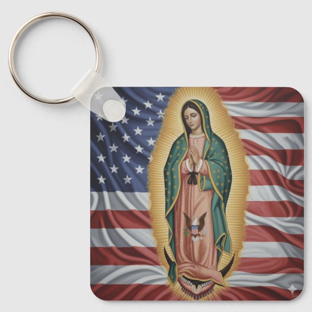 Porte-clés Virgen de Guadalupe - USA (Recto)