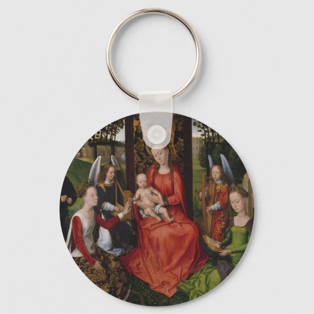 Porte-clés Virgin & Child with Saints Catherine of Alexandria (Recto)