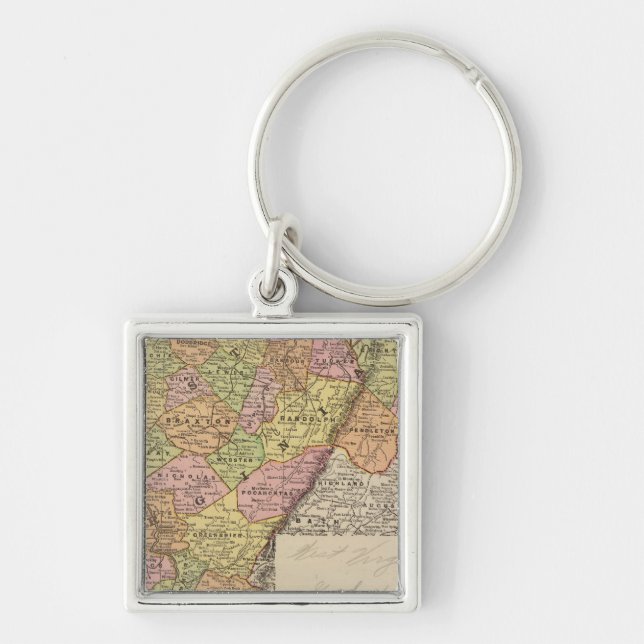 Porte-clés Virginie-Occidentale (Devant)