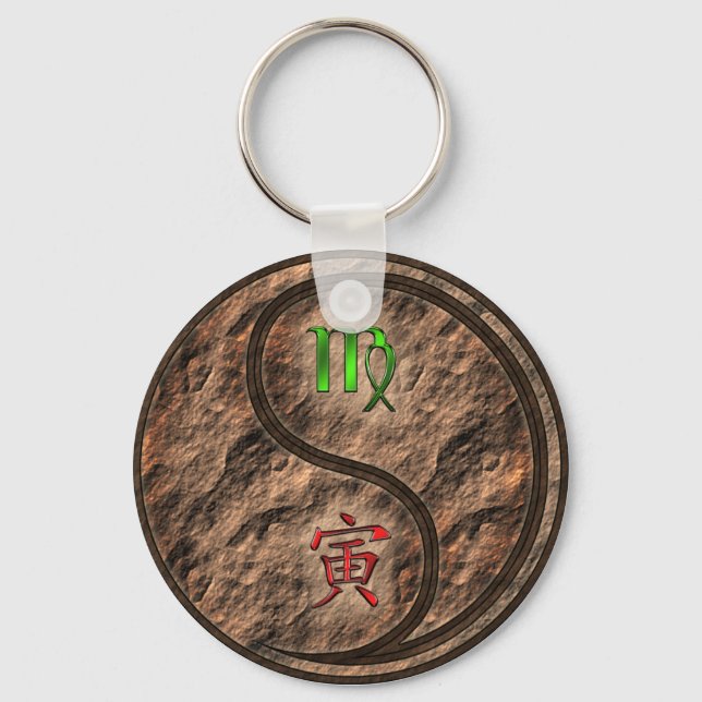 Porte-clés Virgo & Earth Tiger (Recto)