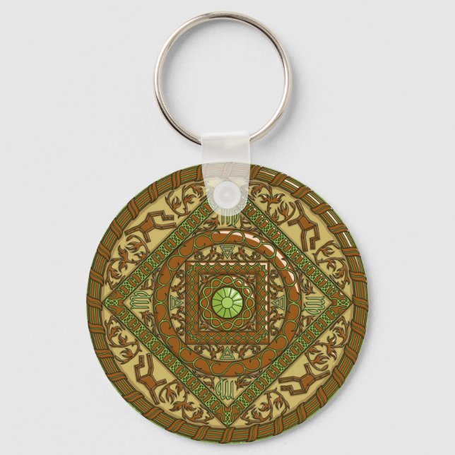 Porte-clés Virgo Mandala Porte - clé (Recto)