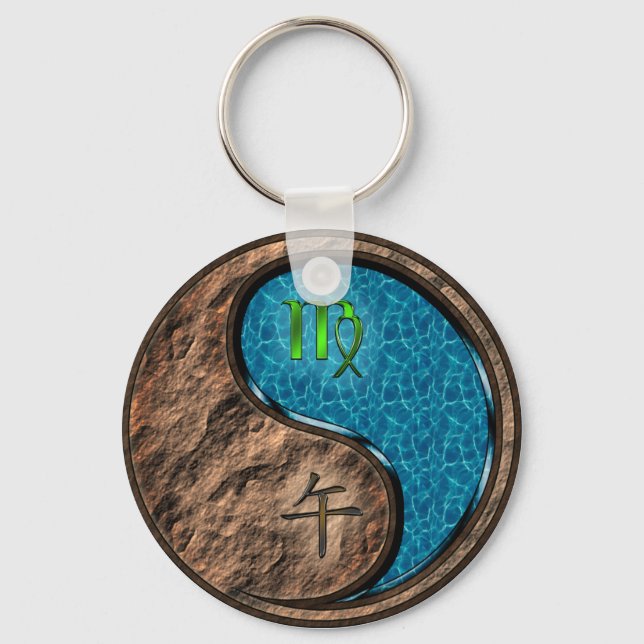 Porte-clés Virgo & Water Horse (Recto)