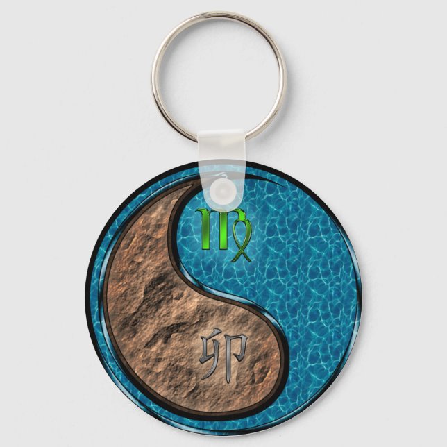 Porte-clés Virgo & Water Rabbit (Recto)