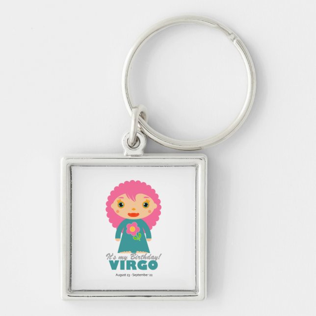 Porte-clés Virgo Zodiac pour enfants (Devant)