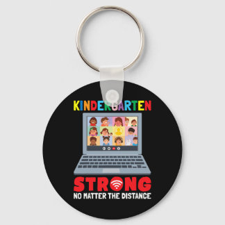 Porte-clés Virtual Kindergarten Fun 100 jours d'enseignement 