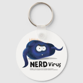 Porte-clés Virus nerd