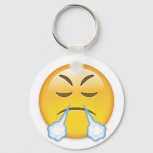 Porte-clés Visage Avec L'Apparence De Triomphe Emoji