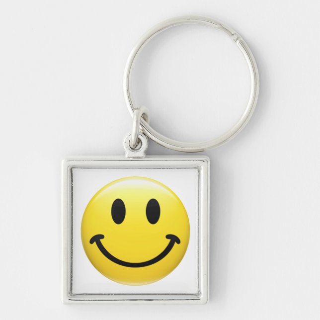 Porte-clés VISAGE - AYEZ un BEAU JOUR - icône fraîche des (Devant)