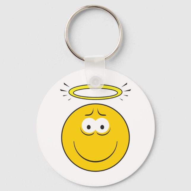 Porte-clés Visage d'ange innocent (Recto)