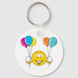 Porte-clés Visage de fête des ballons