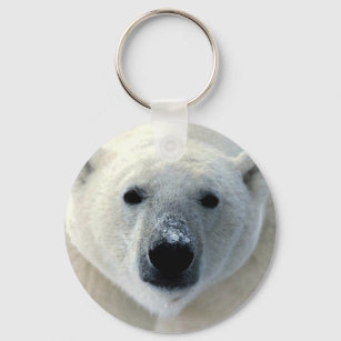Porte-clés Visage de l'ours polaire