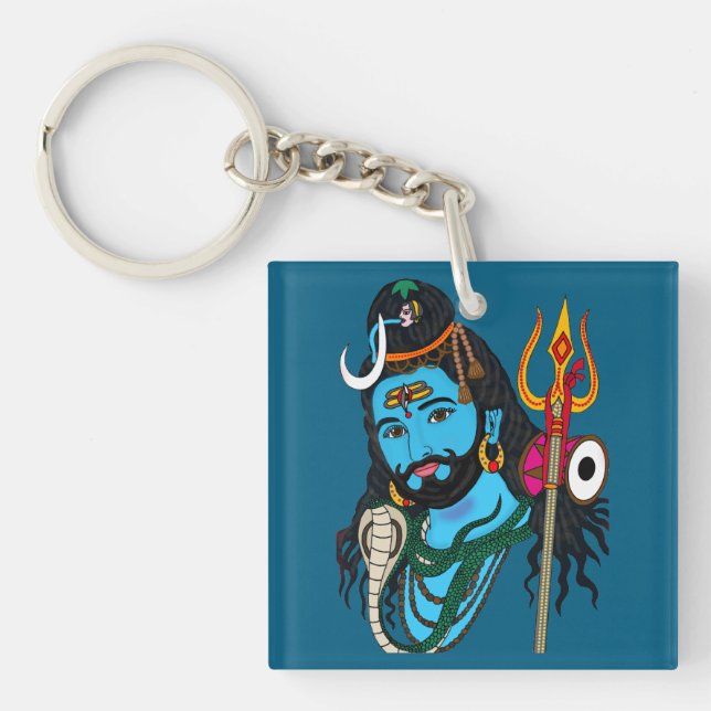 Porte-clés visage de Shiva (Devant)