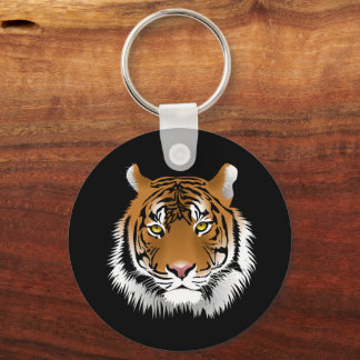 Porte-clés visage de tigre