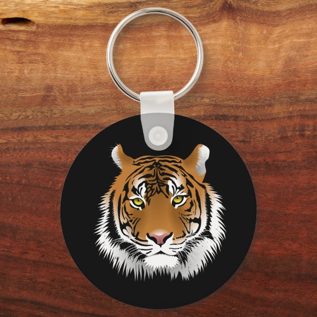 Porte-clés visage de tigre (Verso)