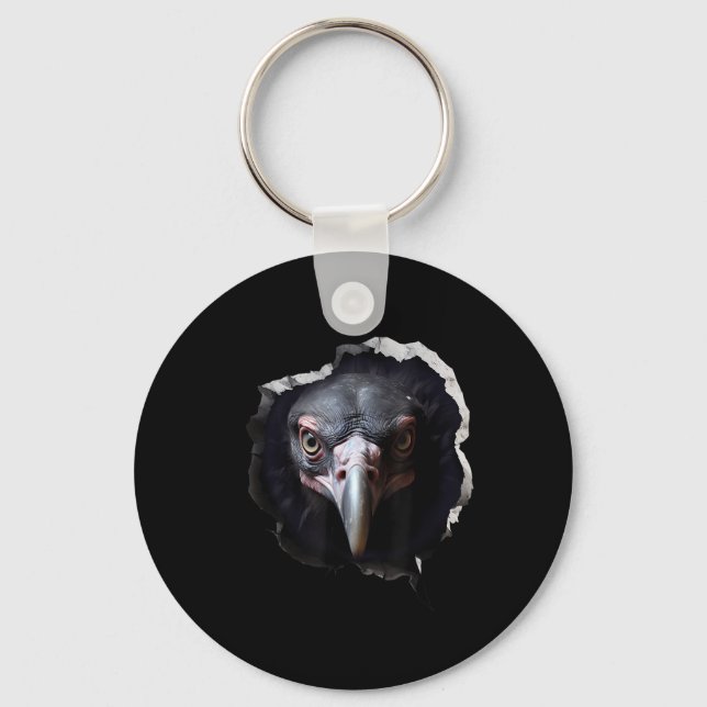 Porte-clés Visage de Vautour  (Recto)