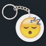 Porte-clés Visage Emoji de sommeil<br><div class="desc">Le visage avec des yeux s'est fermé, et un symbole de sommeil - Zzz - au-dessus de la tête. Également connu en tant que le visage somnolent Emoji, visage Emoji et Emoji somnolent de sommeil. DON D'INSTAGRAM SIGNALEZ UNE PIC AVEC VOTRE #EMOJIPRINTS D'UTILISATION D'ACHAT ET GAGNEZ LES SUCRERIES D'EMOJIPRINTS !...</div>