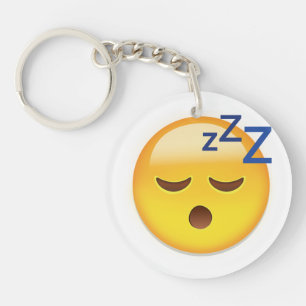 Porte-clés Visage Emoji de sommeil