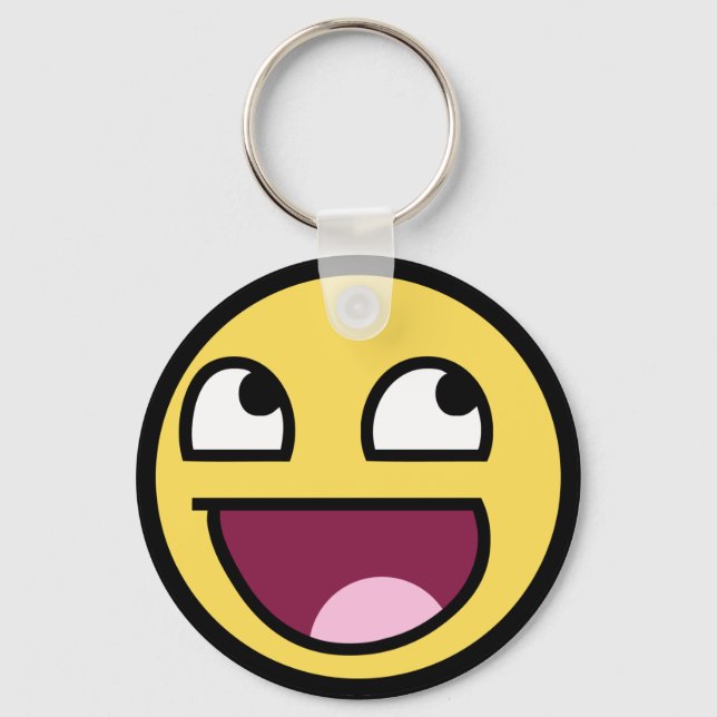Porte-clés visage génial (Recto)
