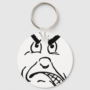 Porte-clés Visage Laid