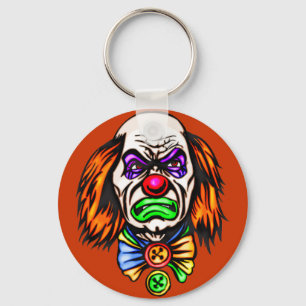 Porte-clés Visage mauvais de clown