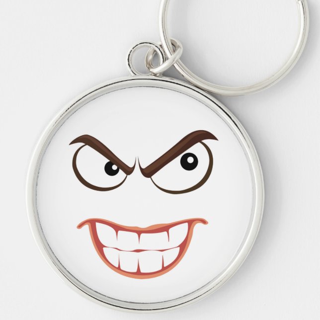 PORTE-CLÉS VISAGE SINISTRE (Devant)