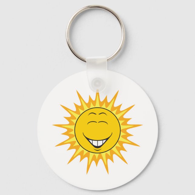 Porte-clés Visage soleil (Recto)