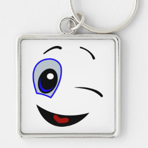 PORTE-CLÉS VISAGE SOURIRE