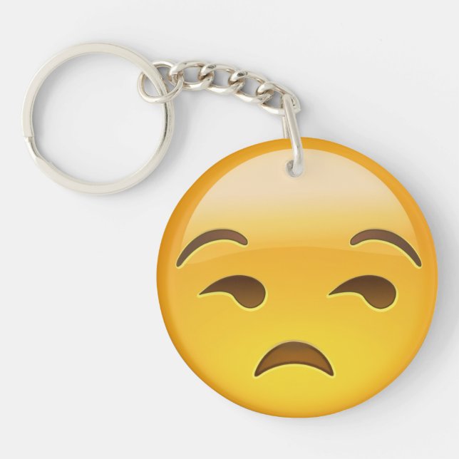 Porte-clés Visage Unamused Emoji (Devant)