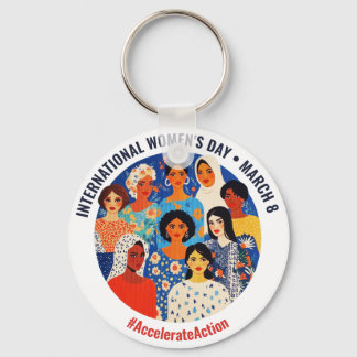 Porte-clés Visages colorés | Journée internationale de la fem