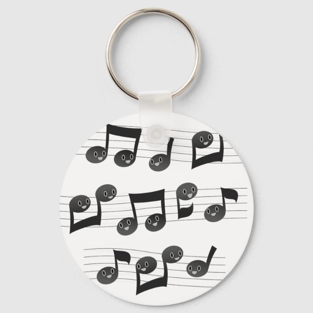 Porte-clés Visages musicaux (Recto)