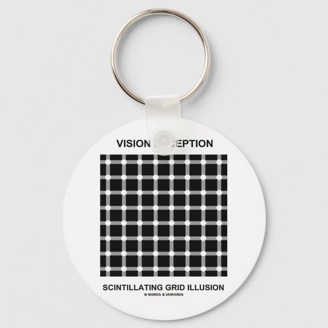Porte-clés Vision tromperie scintillant l'illusion de la gril (Recto)