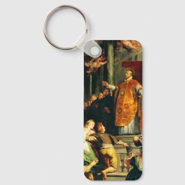 Porte-clés Visions d'Ignace par Pierre Paul Rubens (Recto)