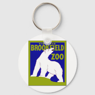 Porte-clés Visitez le zoo Brookfield ~ Vintage Zoo