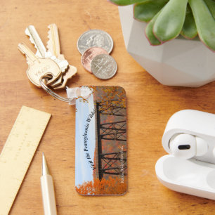 Porte-clés Visitez PA Wilds pittoresque Souvenir Kinzua Bridg